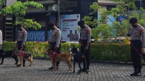 Anjing-anjing Pelacak yang Juga Jaga KTT G20 akan Bantu Pengamanan Natal dan Tahun Baru di Sidoarjo