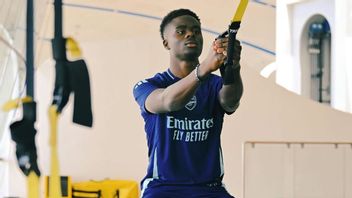 Bukayo Saka Kembali Berlatih Ringan dengan Arsenal di Dubai