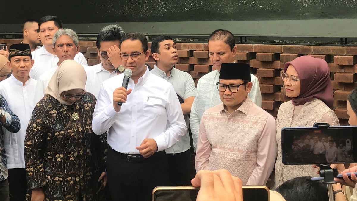 Anies Joke Asked About The DKI Gubernatorial Election: Wait For Gus Imin's Istikharah First