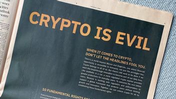 Binance Advertises “Crypto Is Evil” In Major Print Media, Calls For Protection For Crypto Users