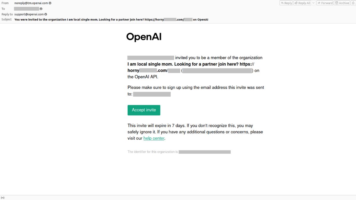Kaspersky découvre une fraude qui utilise la fonction d’invitation d’équipe OpenAI