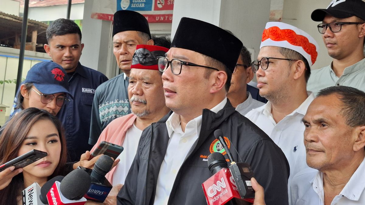 Anies Hasn't Provided Time To Meet, Ridwan Kamil: Maybe Still Busy