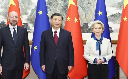 Presiden Xi Jinping Sebut China-Uni Eropa Harus Bersama-sama Berkontribusi Terhadap Stabilitas Global