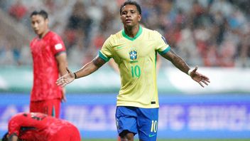 Estevao dan Rodrygo Cetak Brace Saat Brasil Hancurkan Korsel di Laga Uji Coba