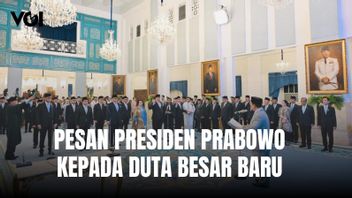 President Prabowo's Message To The New Ambassador
