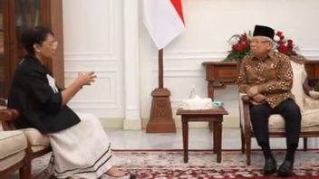 Menlu Temui Wapres Laporkan Konsistensi Indonesia Dukung Palestina