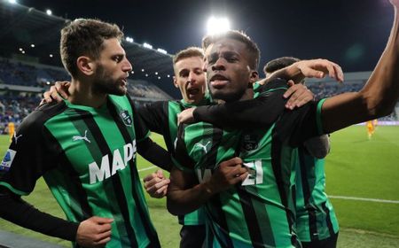 Sassuolo vs AS Roma, Meski Hanya 10 Pemain Mampu Hasilkan Skor Imbang