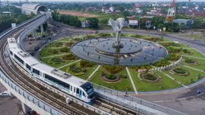 LRT Palembang Terhubung Angkutan BRT dan Opelet