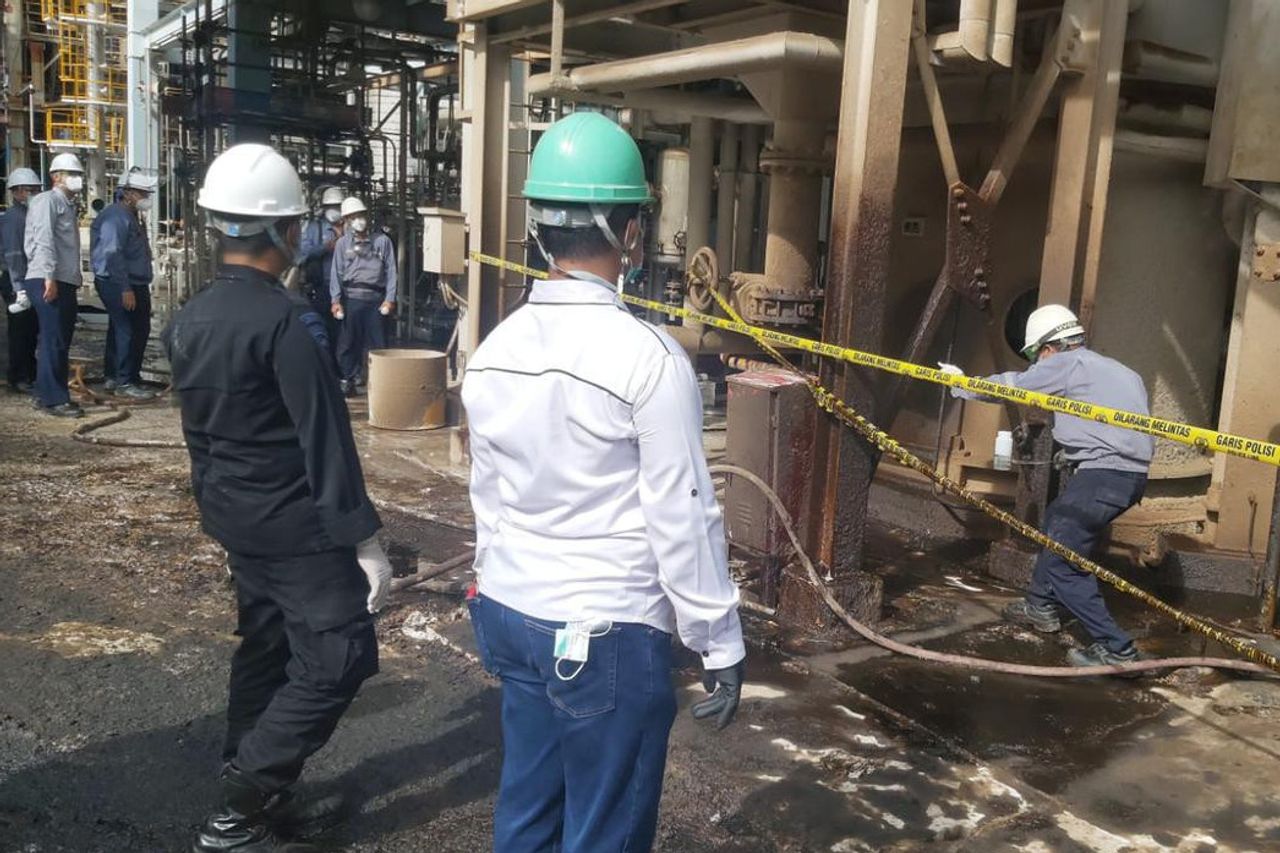 PT MCCIシレゴン、警察で爆発で6人が負傷したと伝えられている:爆発物ではない