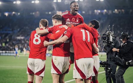 Kalahkan Leicester di Laga Tandang, Nottingham Forest Tembus Lima Besar