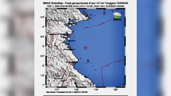 BMKG: Tarakan Becomes The Area With The Highest Earthquake Activity In Kalimantan