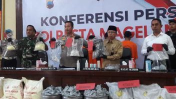 Polresta Magelang Sita 552 Kilogram Bahan Mercon