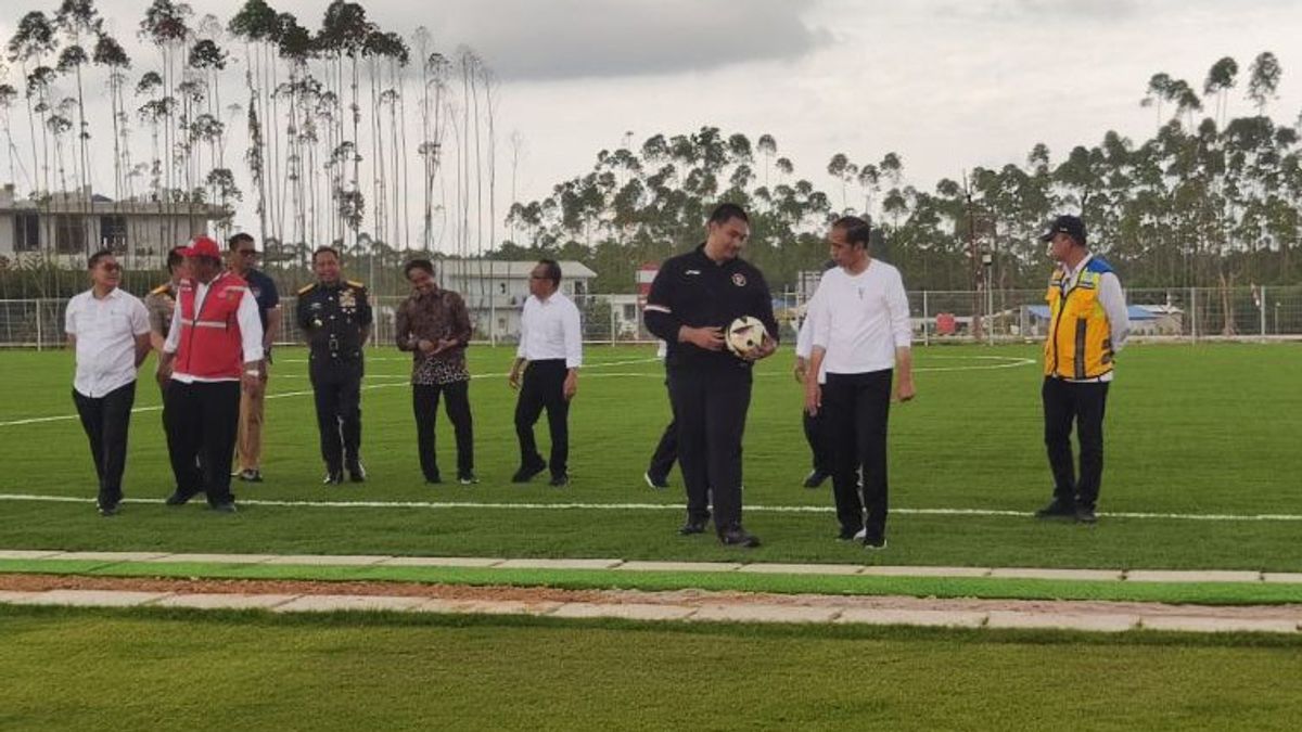 Jokowi: Timnas Gunakan Pusat Latihan Sepak Bola di IKN September