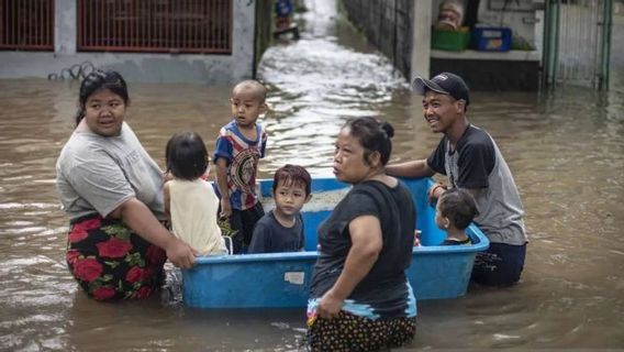 警惕未来5天内9个北雅加达村的罗布洪水