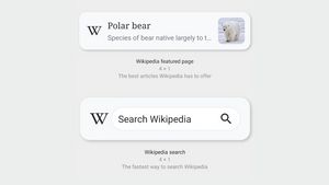 Wikipedia Memperbarui Widget untuk Perangkat Android
