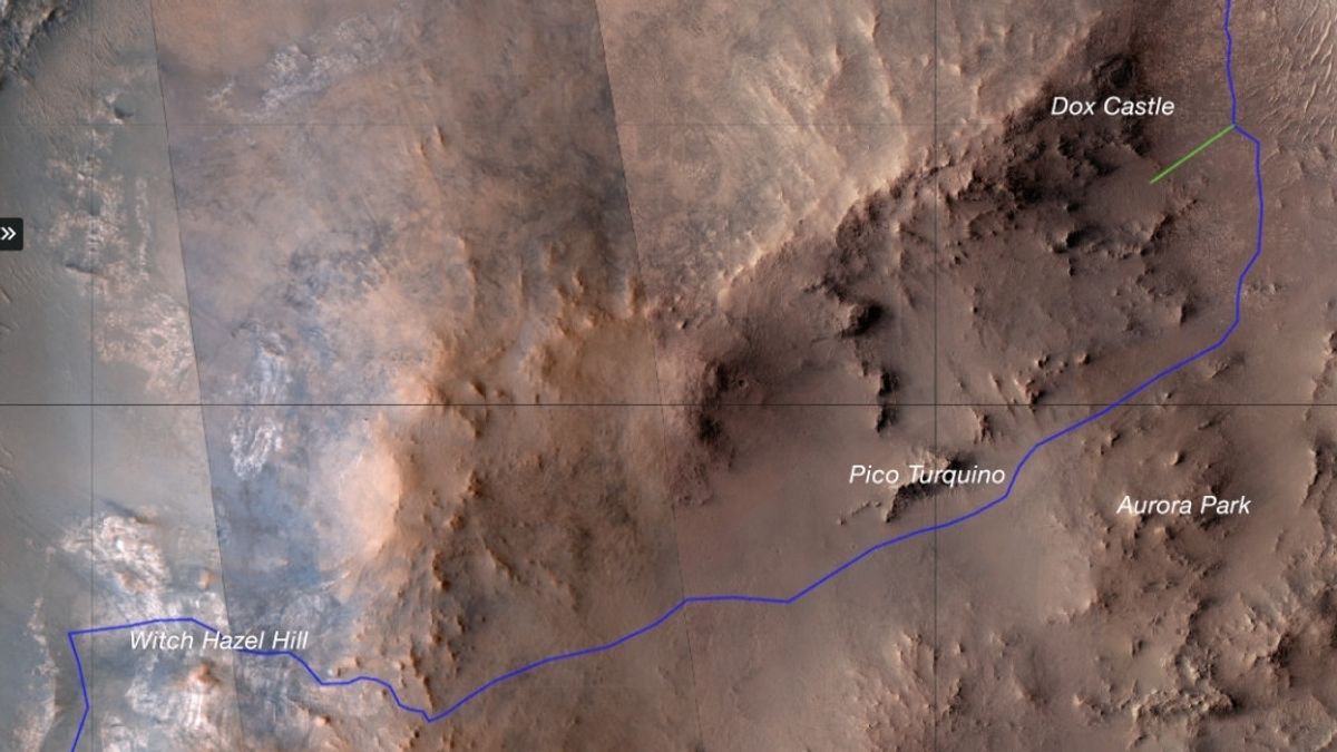 毅力号火星车将登上火星上的川岸