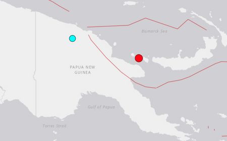 Gempa Papua Nugini, Magnitudo 6,0