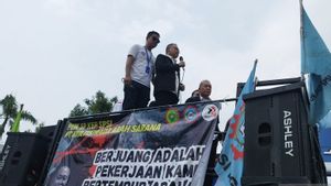 Sufmi Dasco Ahmad Ikut Orasi di Pabrik Michelin Desak Pekerjakan Kembali Karyawan