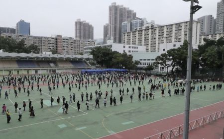 Kasus Infeksi COVID-19 di Hong Kong Melonjak hingga 60 Kali Lipat: Pasien Dirawat di Luar Gedung RS, Pemerintah Minta Maaf