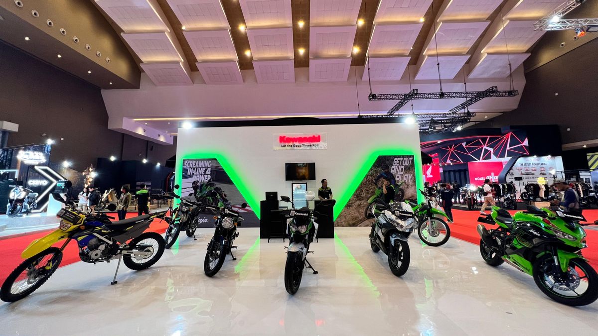 Kawasaki Boyong a beaucoup de motos Andalan dans l’IIMS 2024, peut être testé et il y a une promotion
