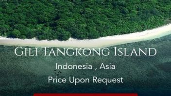 Heboh, Gili Tangkong di Lombok Barat NTB Dijual oleh Situs Privatesislandsonline.com