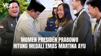 President Prabowo's Moment Counts Martina Ayu's Gold Medal, Wins 5 Gold Medals and 2 Silver Medals