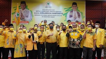 Airlangga Hartarto's Message: Solidity Is The Key To Golkar's Victory In West Sumatra