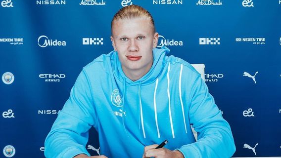 Erling Haaland Receives A Salary Of IDR 6.7 Billion Per Week At Manchester City, Still Losing To Ronaldo