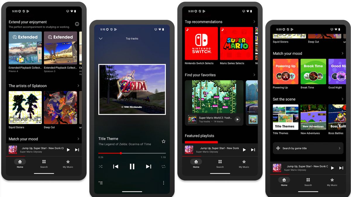 Une série de dernières fonctionnalités de l’application de streaming de musique de Nintendo, peuvent-elle être concurrentes sur d’autres plateformes?