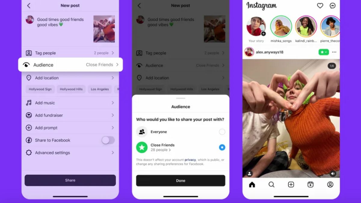 Instagram Adds Close Friends Features In Feeds And Reels