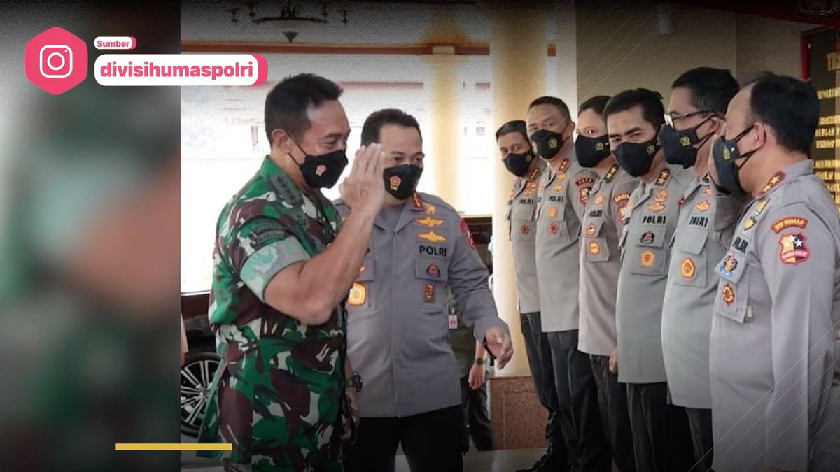 VIDEO: The TNI Commander In Chief General Andika Perkasa-Kapolri Strengthens Synergy