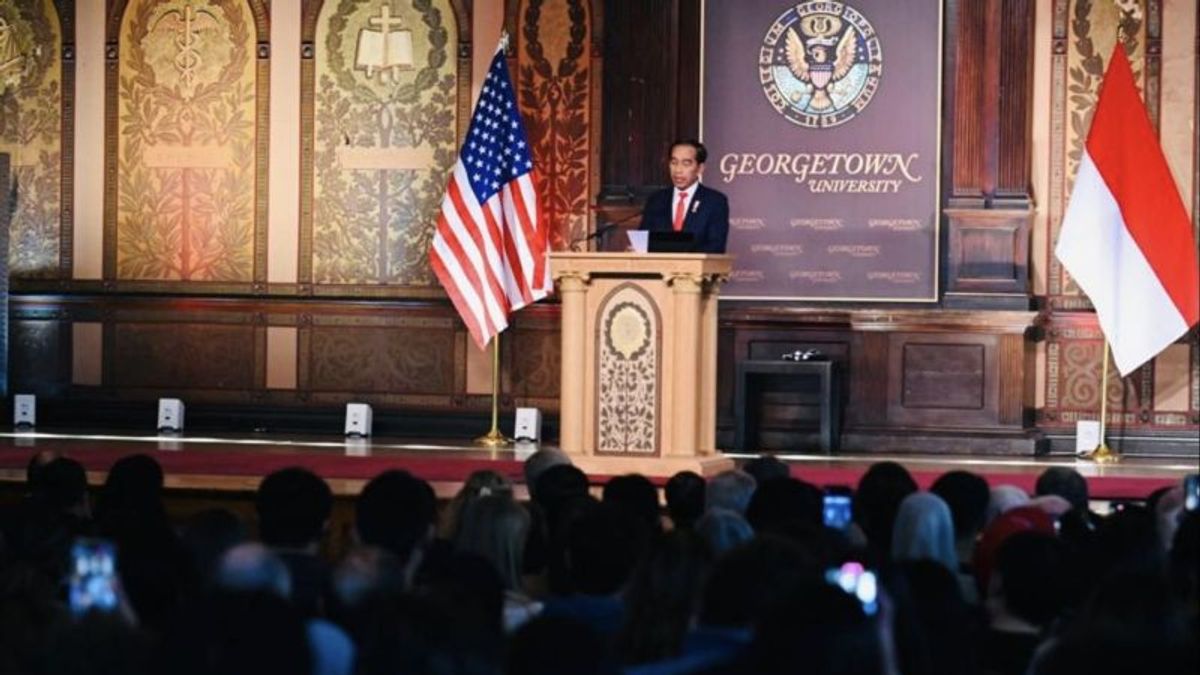 Jokowi's Speech in the US: Global Conflict is Natural, As Long As It Doesn't Cause Conflict