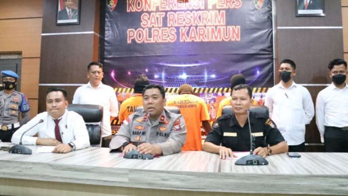Charged With Article 303 Of The Criminal Code, Gamblers In Karimun Kepri Threatened With 10 Years In Prison