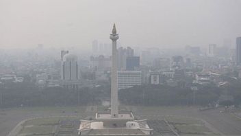 ronyme : La pollution de Jakarta augmente, l'air vendredi matin n'est pas sain pour les groupes sensibles