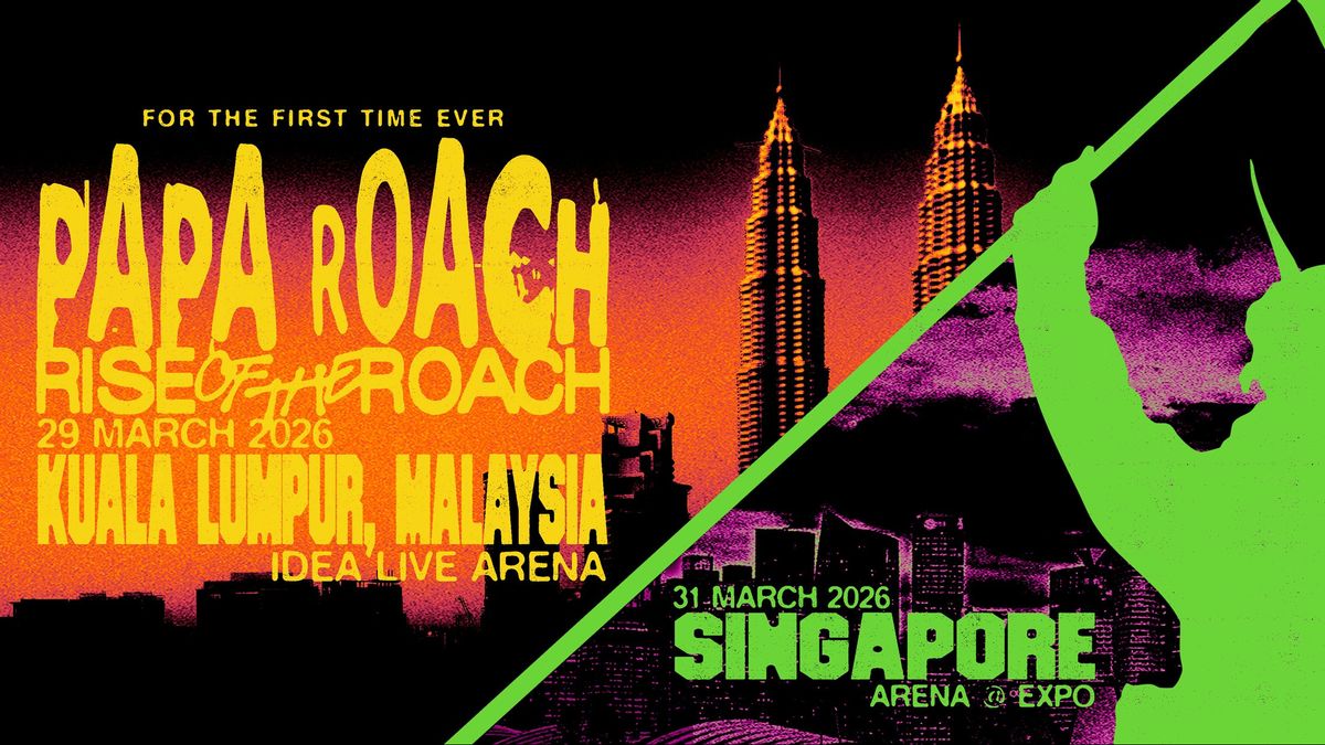 Papa Roach va apporter une action de scène énergique en Malaisie et à Singapour