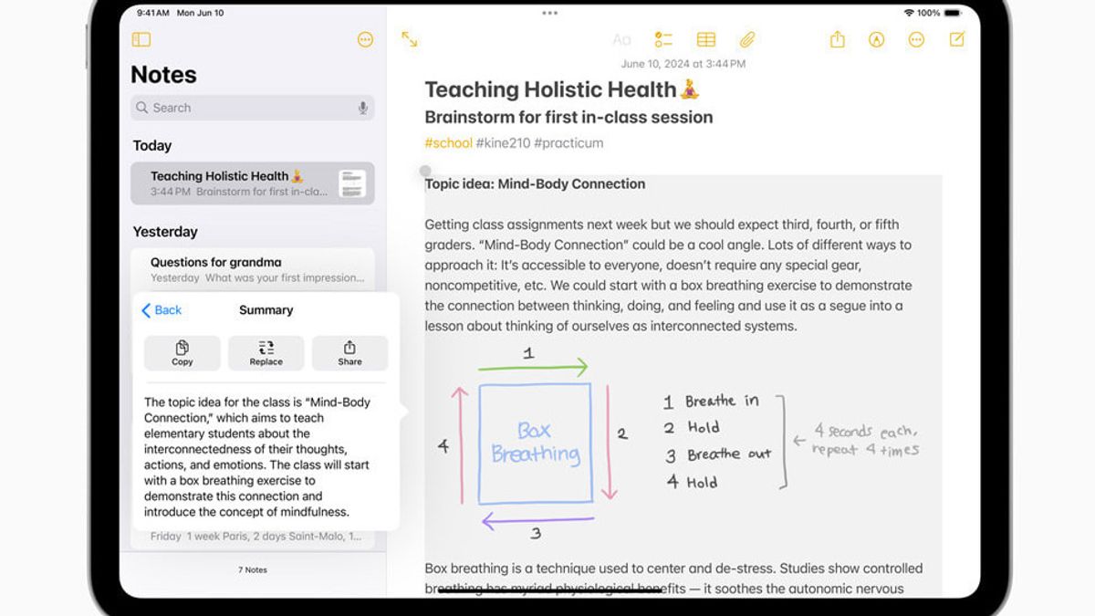 使用Summarize Apple Intelligence 功能创建摘要的方法