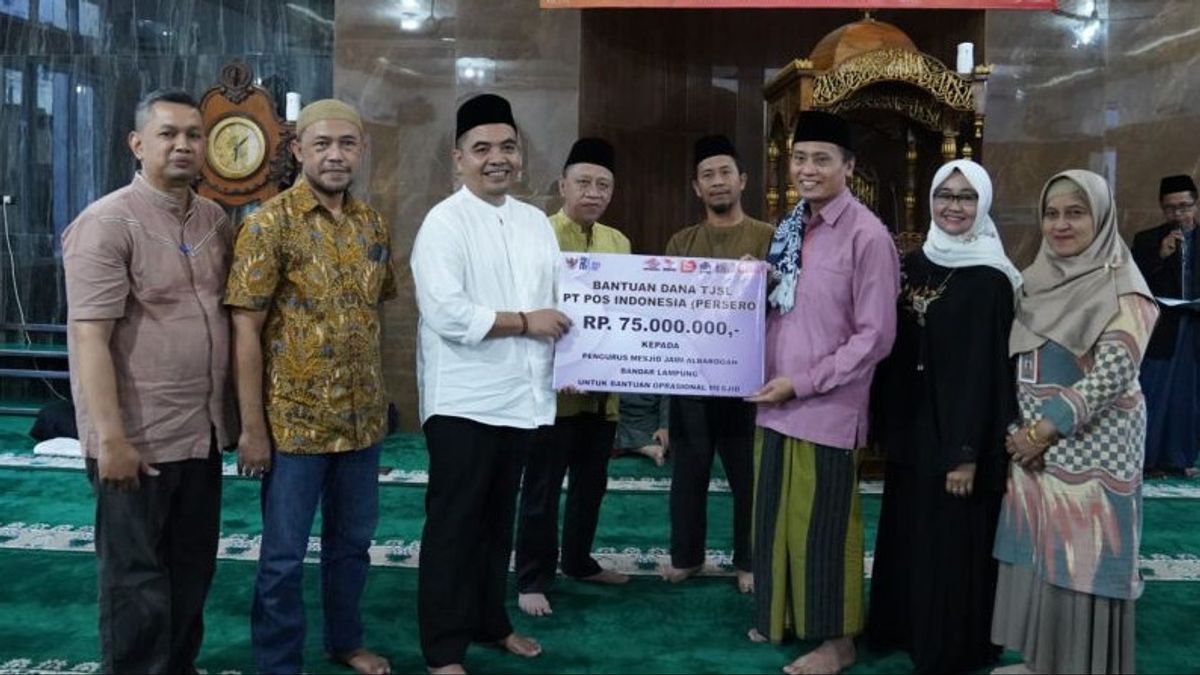 تقدم PT Pos Indonesia المساعدة لأجهزة الصراف الآلي للأرز في باندرلامبونج
