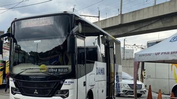 The Surge In Passengers At Lebak Bulus Terminal, Bus Drivers Undergo Blood Tests And Urine