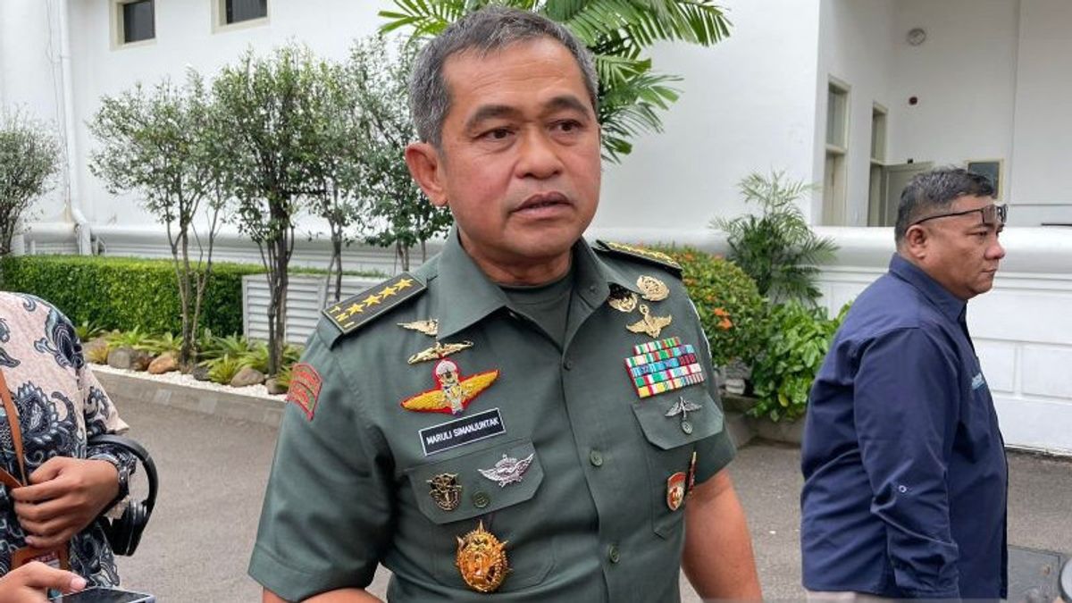 Army Chief Of Staff Maruli Calls Major Teddy Already Training Command, Placement In Wadanyonif 328/Dirgahayu Bagus