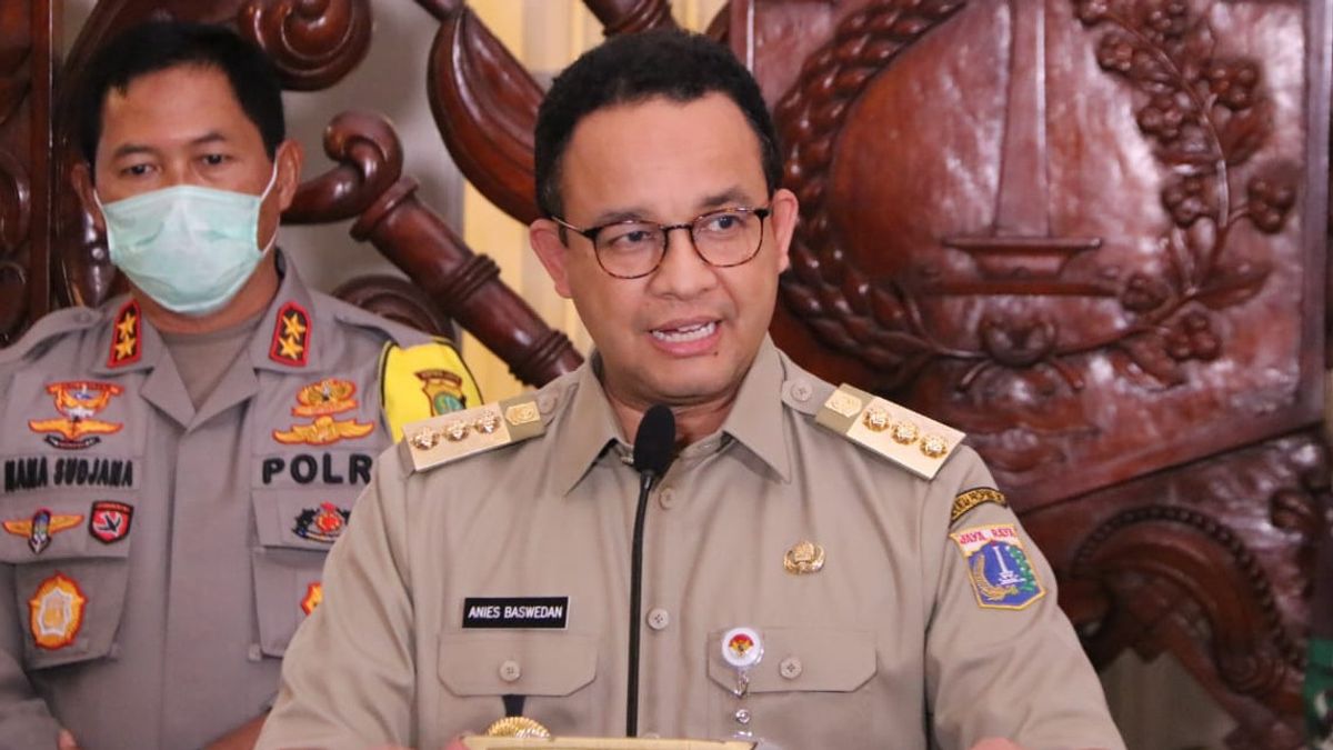 Anies تقترح ميزانية 115.4 مليار IDR لشراء النباتات وسط وباء COVID-19