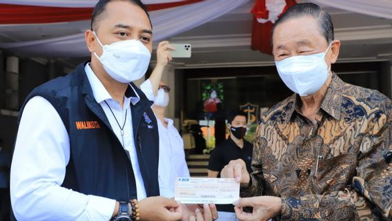 Pengusaha Heru Budi Hartono Sumbang Rp2 Miliar Tangani COVID-19: Pak Eri Cahyadi Kerjanya Luar Biasa, Wajib Didukung