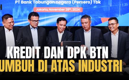 Pertumbuhan Kredit dan DPK BTN Tumbuh di Atas Industri