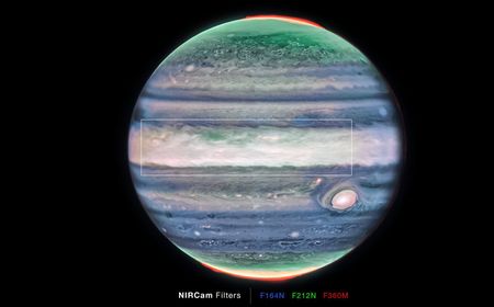 Teleskop James Webb NASA Temukan Aliran Jet di Atmosfer Jupiter