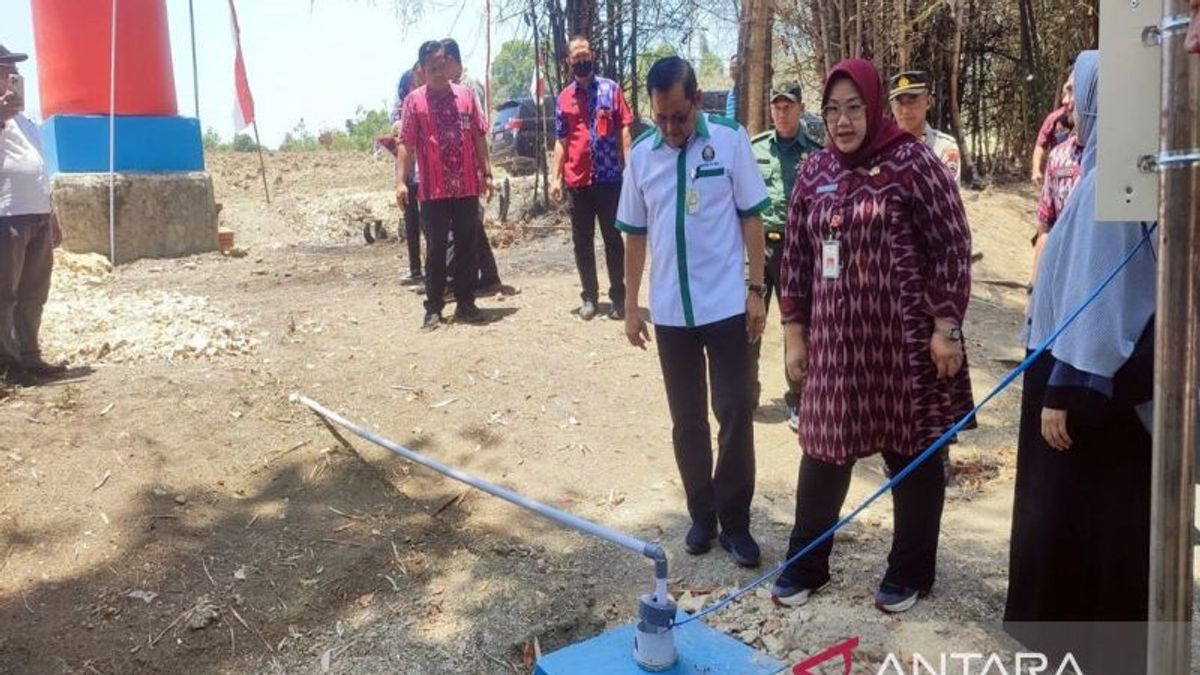 Utara Sungai Bengawan Sragen Kekeringan, 13 Sumur Bisa Digunakan Hari Ini untuk Kurangi Dampaknya