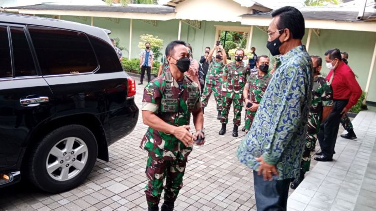 Le Commandant De L’armée, Le Général Andika Perkasa, Admet Qu’il A Acquis Beaucoup De Connaissances Du Sultan Hamengku Buwono X