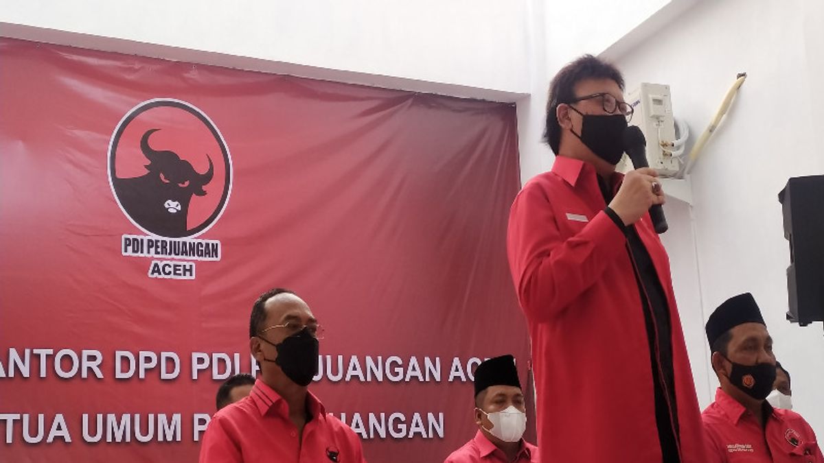 Menpan RB Tjahjo Kumolo Resmikan Empat Kantor PDI Perjuangan di Aceh
