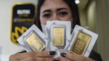 1月25日星期四,安塔姆黄金价格下跌4,000印尼盾至每克1.124亿印尼盾