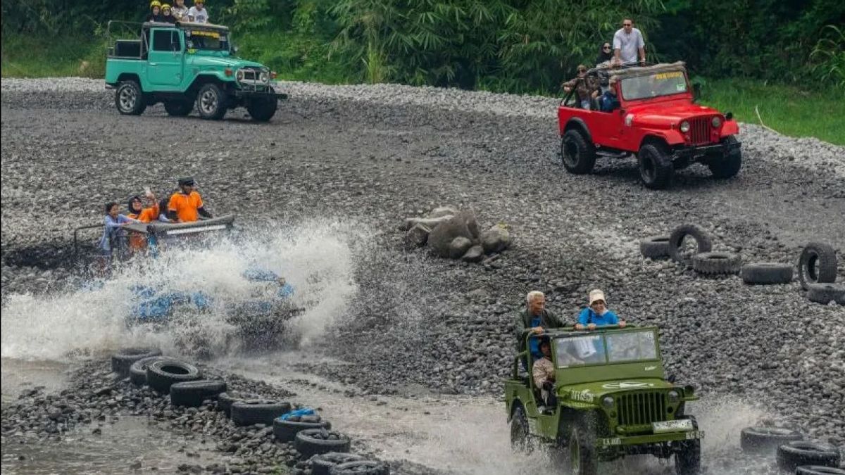 BNN Sleman Tests Urine Driver Jip Lava Tour Merapi Ahead of the Year-end Holidays