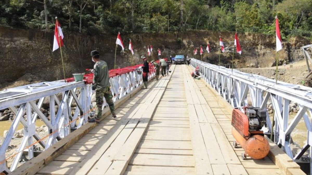 16 Villages in Central Aceh Re-accessible After Bailey Bridge Completed