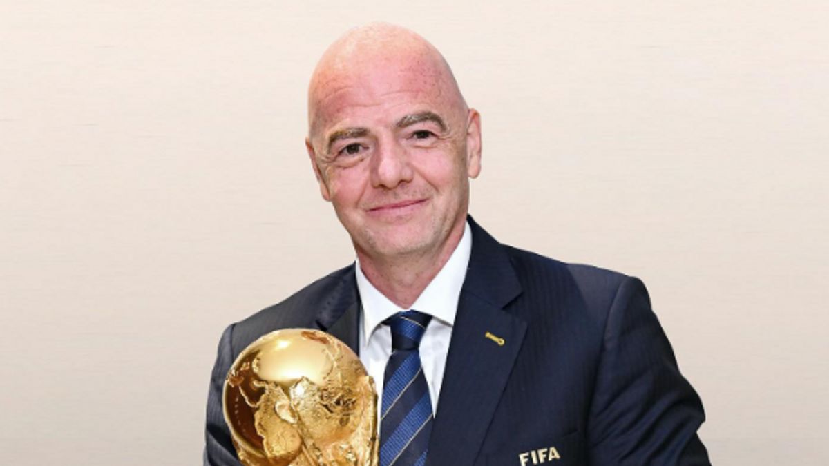 Presiden FIFA, Gianni Infantino Umumkan Arab Saudi  Tuan Rumah Piala Dunia 2034